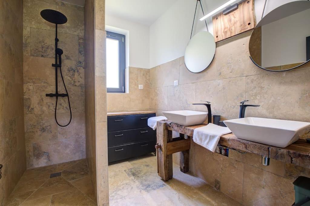 Combe Jolie Clim, Piscine & Jacuzzi Villa Saint-Vincent-de-Cosse Bagian luar foto
