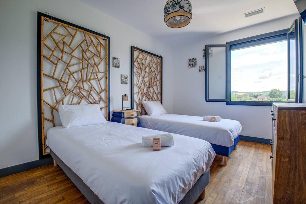Combe Jolie Clim, Piscine & Jacuzzi Villa Saint-Vincent-de-Cosse Bagian luar foto