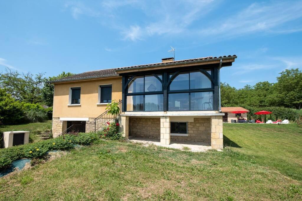 Combe Jolie Clim, Piscine & Jacuzzi Villa Saint-Vincent-de-Cosse Bagian luar foto