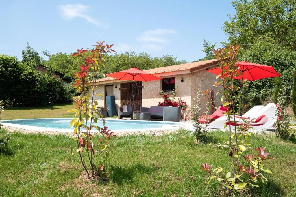Combe Jolie Clim, Piscine & Jacuzzi Villa Saint-Vincent-de-Cosse Bagian luar foto